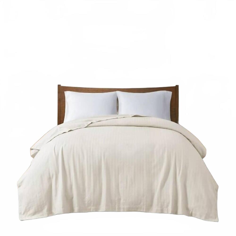 NEW HOTEL COLLECTION king size egyptian cotton blanket in beige